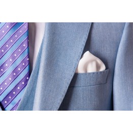 Costum Barbati Bleu Deschis Cu Vesta